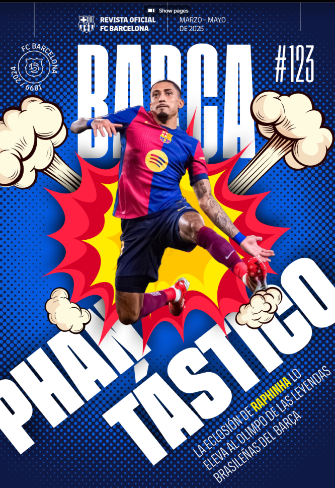 Revista Oficial FC Barcelona — portada
